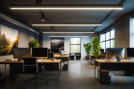 办公楼LED灯照明