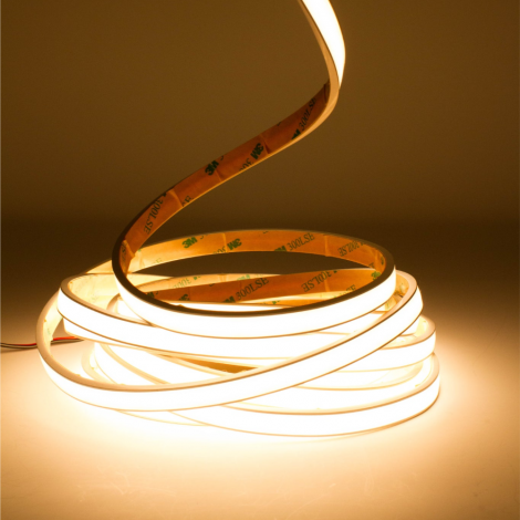 IP67硅胶一体挤出防水COB灯带